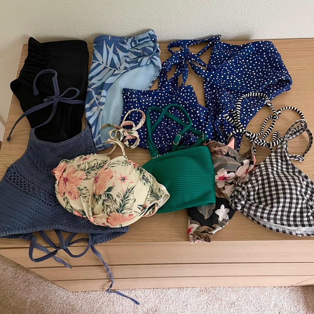 Swimsuit lot | mix and match bikini lot high waisted size small / xs
